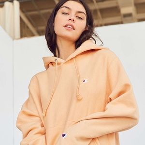Small Yellow/Orange Champion Hoodie x UO